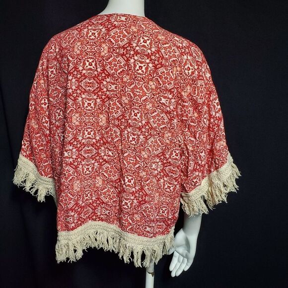 Forever 21 Bohemian Fringe Kimono (Small) - Picture 5 of 6